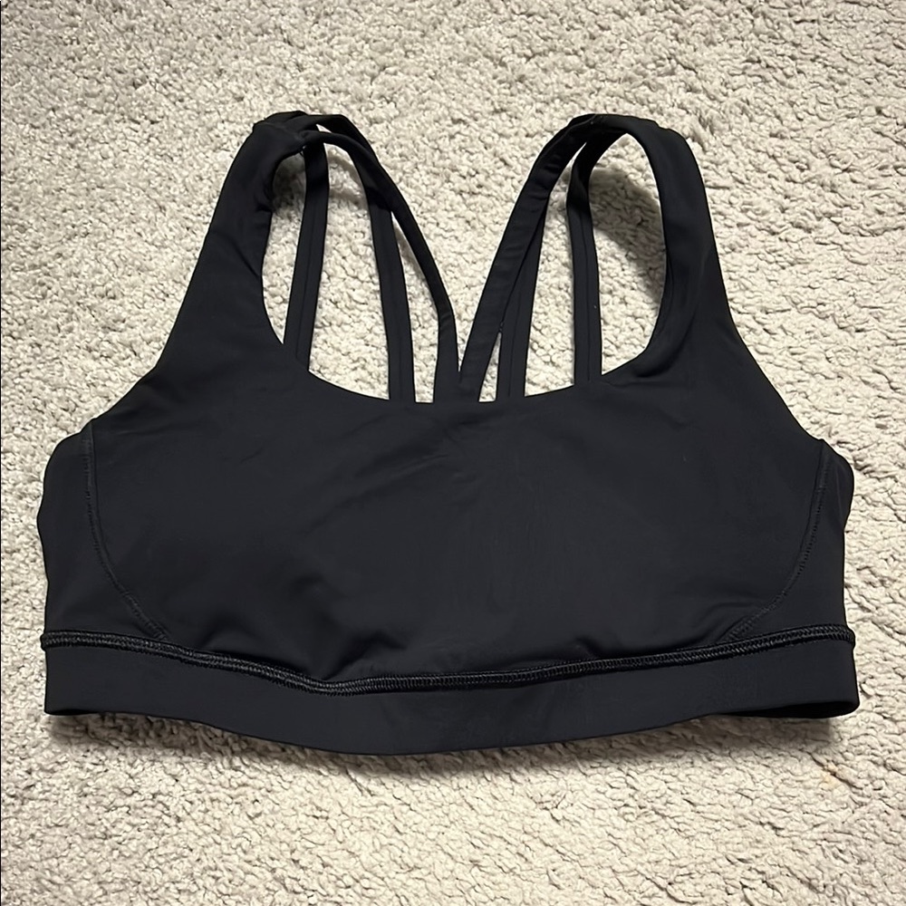 Lululemon black sports bra
